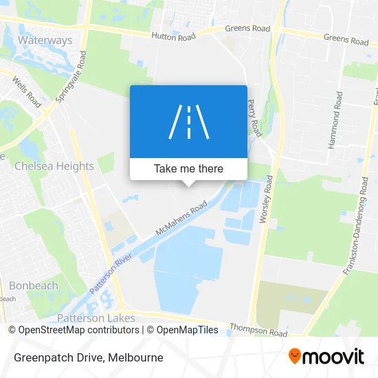 Mapa Greenpatch Drive