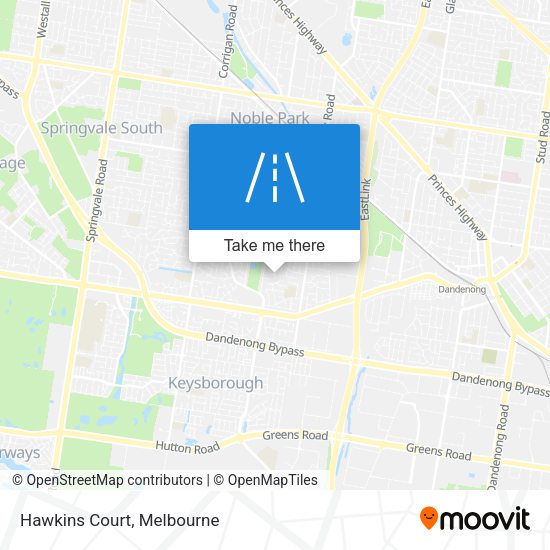 Hawkins Court map
