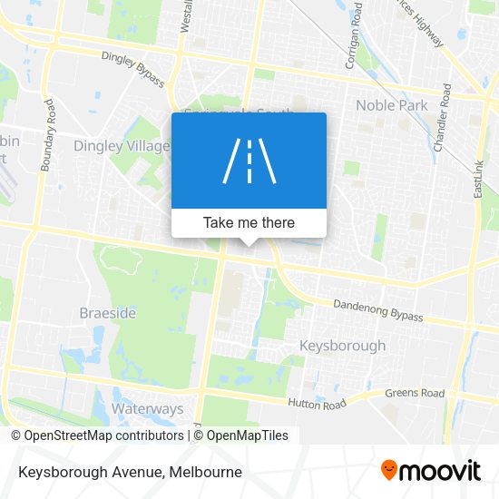 Keysborough Avenue map