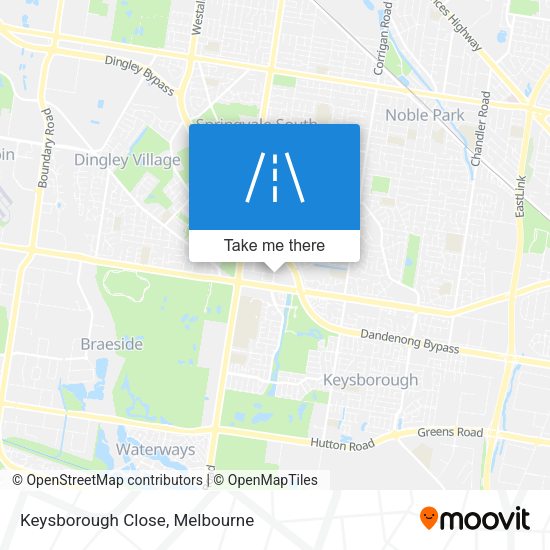 Keysborough Close map