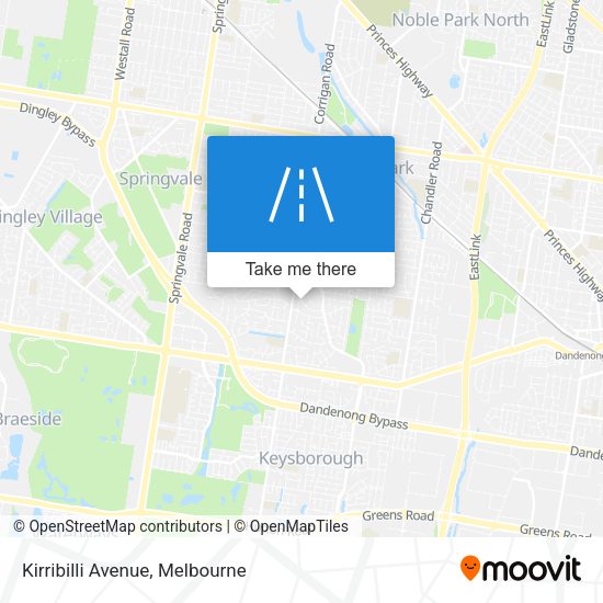 Kirribilli Avenue map