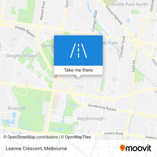 Leanne Crescent map