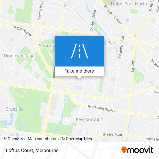 Loftus Court map