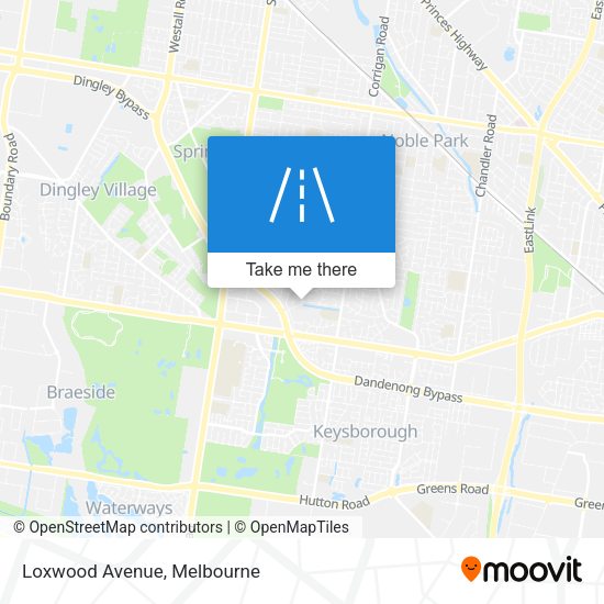 Loxwood Avenue map