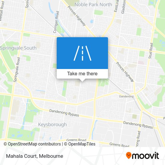 Mahala Court map