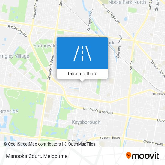 Manooka Court map