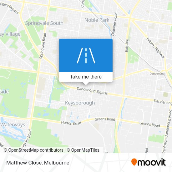 Matthew Close map