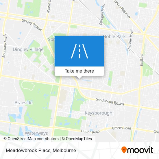Meadowbrook Place map