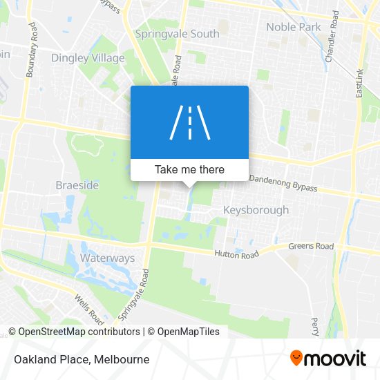 Oakland Place map
