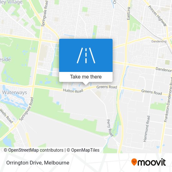 Orrington Drive map