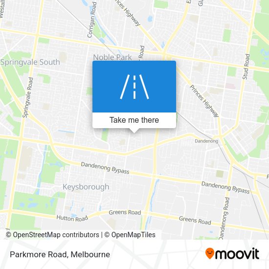 Parkmore Road map