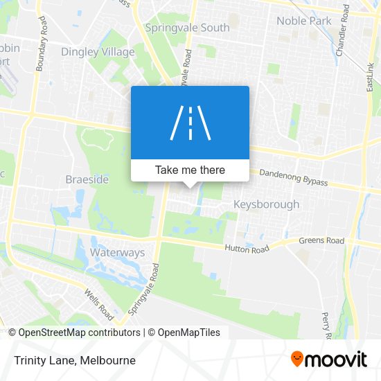 Trinity Lane map