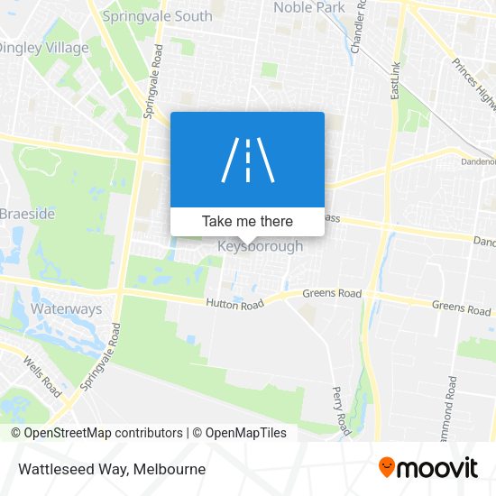 Wattleseed Way map