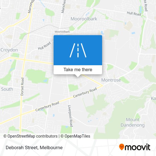 Deborah Street map