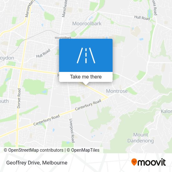 Geoffrey Drive map