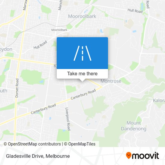 Gladesville Drive map