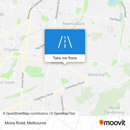 Moira Road map