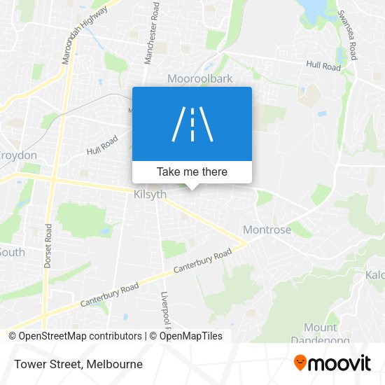 Tower Street map