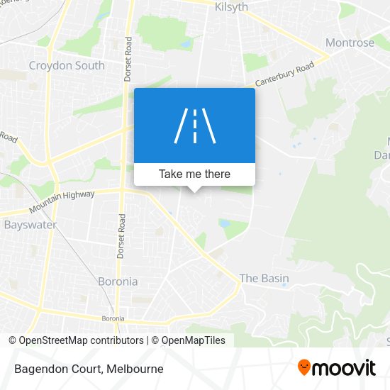 Bagendon Court map