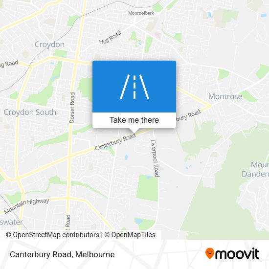 Canterbury Road map
