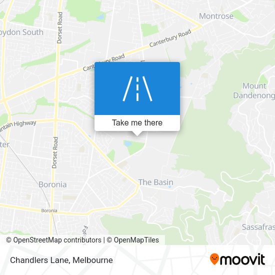 Chandlers Lane map