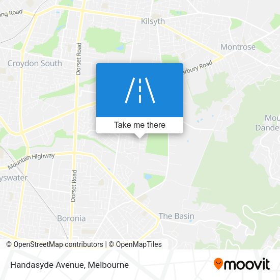 Handasyde Avenue map