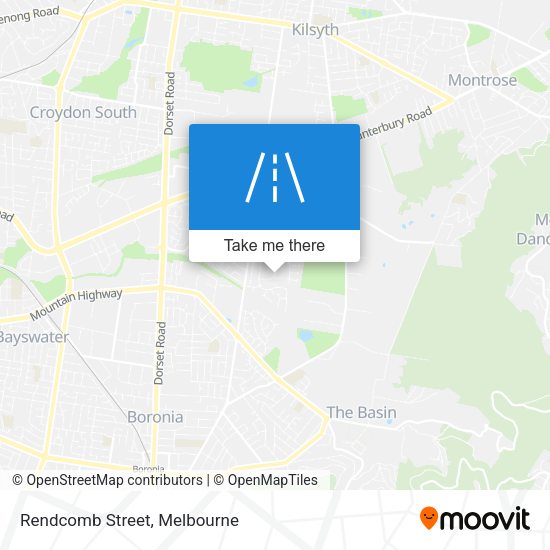 Rendcomb Street map