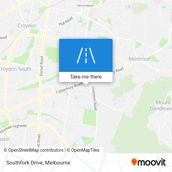 Southfork Drive map