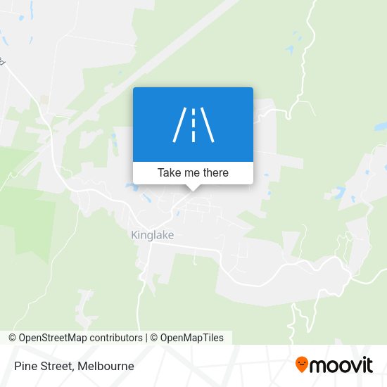 Pine Street map