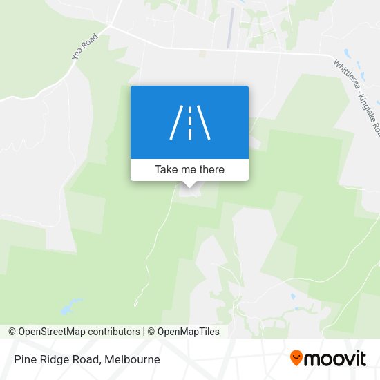 Pine Ridge Road map