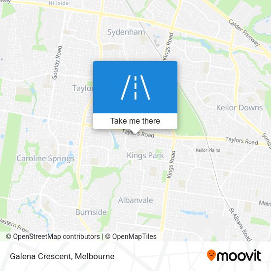 Galena Crescent map