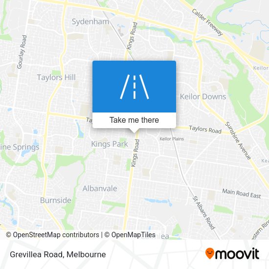 Grevillea Road map