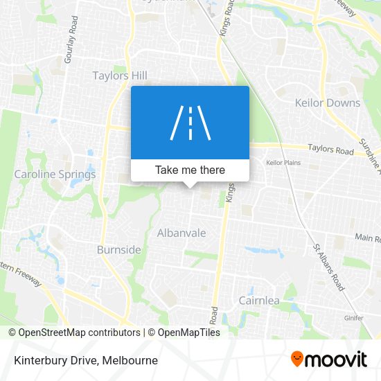 Kinterbury Drive map