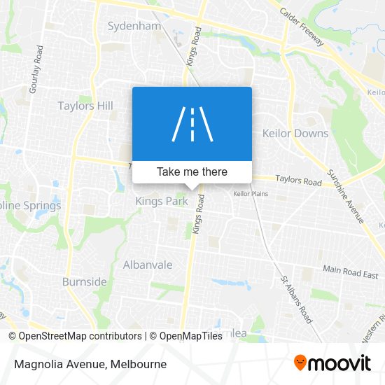 Magnolia Avenue map