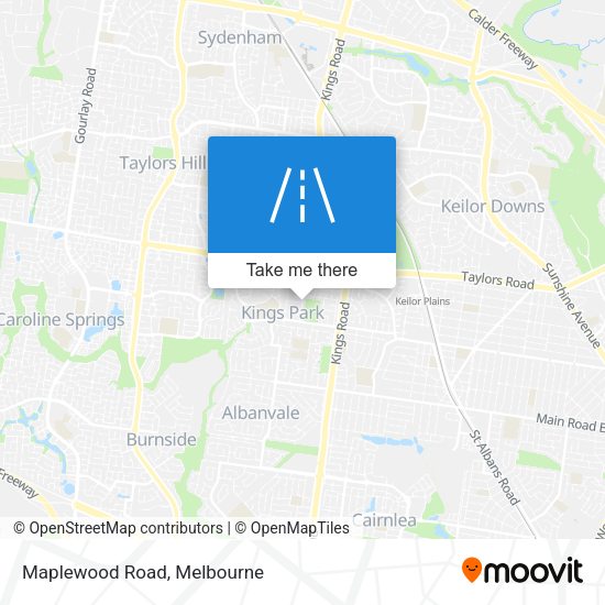 Maplewood Road map