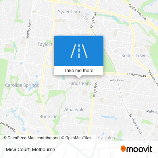 Mica Court map