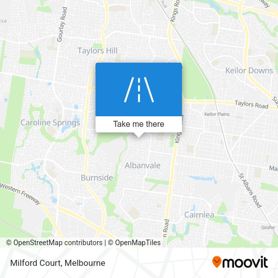 Milford Court map