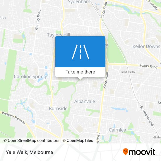 Yale Walk map