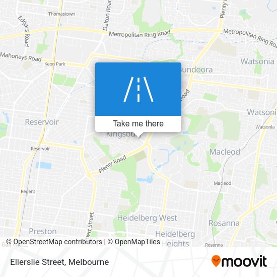 Ellerslie Street map
