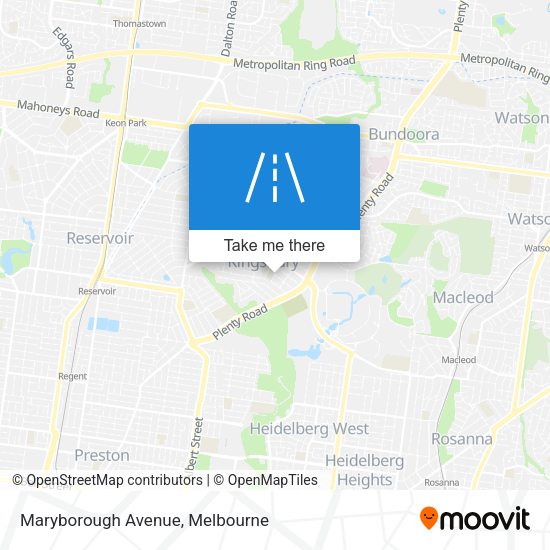 Maryborough Avenue map
