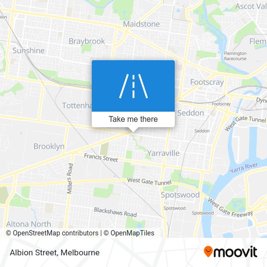 Albion Street map