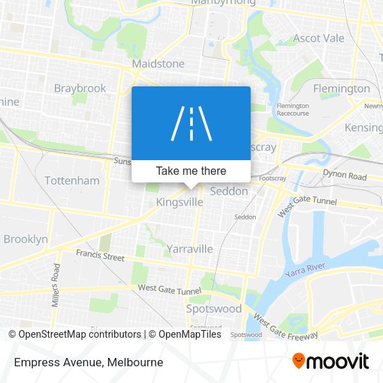 Empress Avenue map