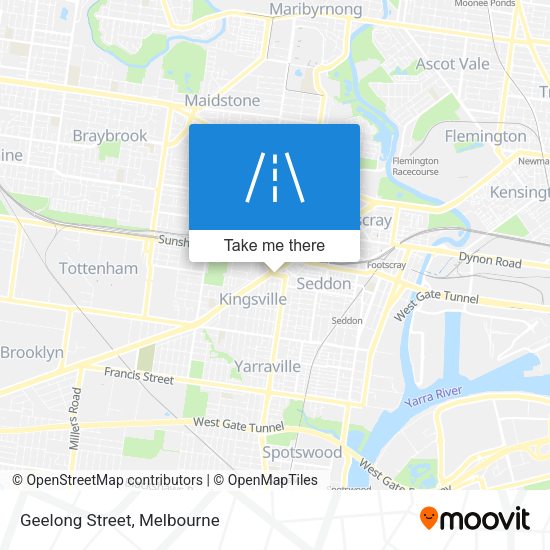 Geelong Street map