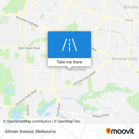 Allister Avenue map