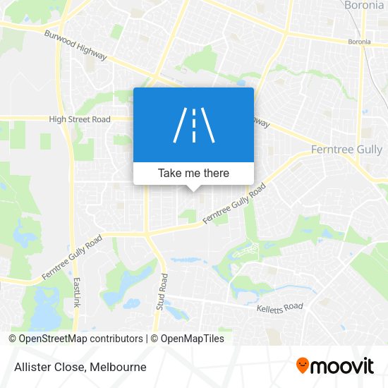 Allister Close map