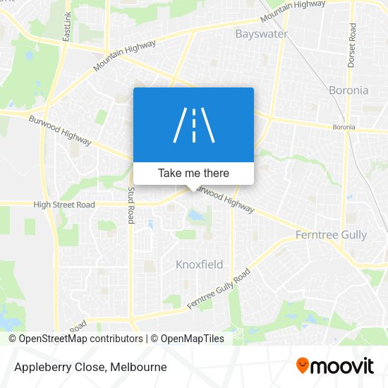 Appleberry Close map