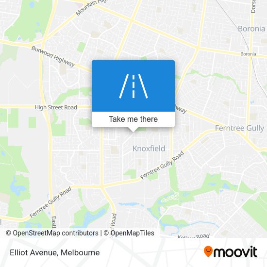 Elliot Avenue map