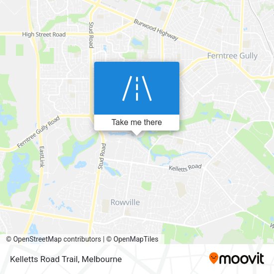 Kelletts Road Trail map