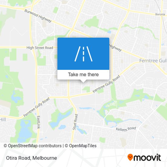 Otira Road map