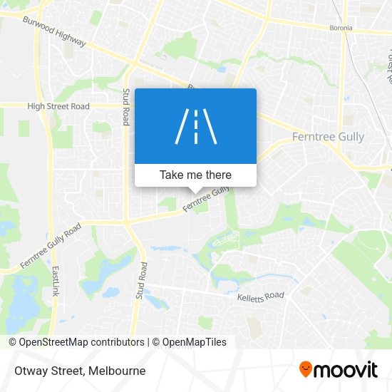 Otway Street map